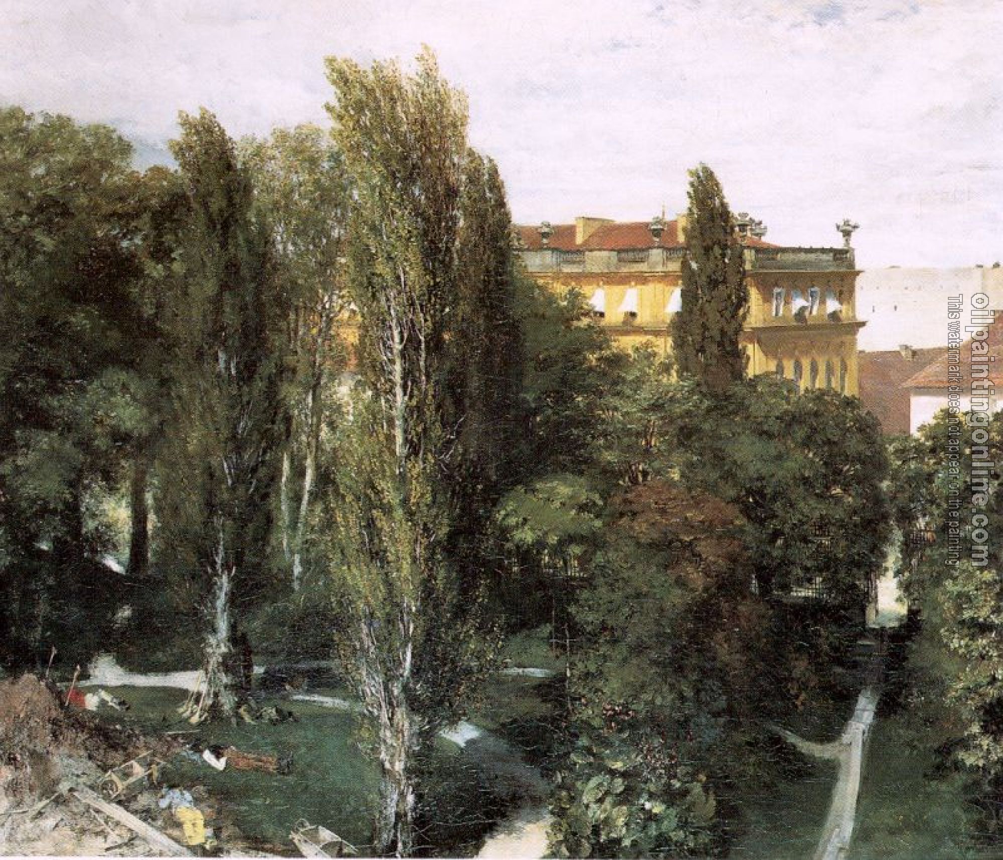 Menzel, Adolph von - The Palace Garden of Prince Albert